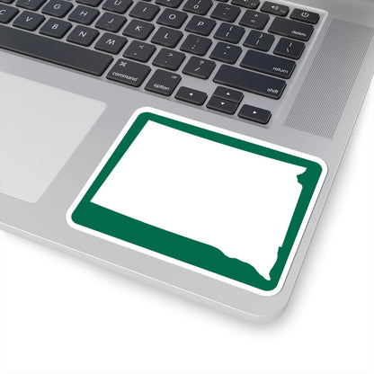 SD Blank-3d (South Dakota) (Road Sign) STICKER Vinyl Kiss-Cut Decal - The Sticker Space