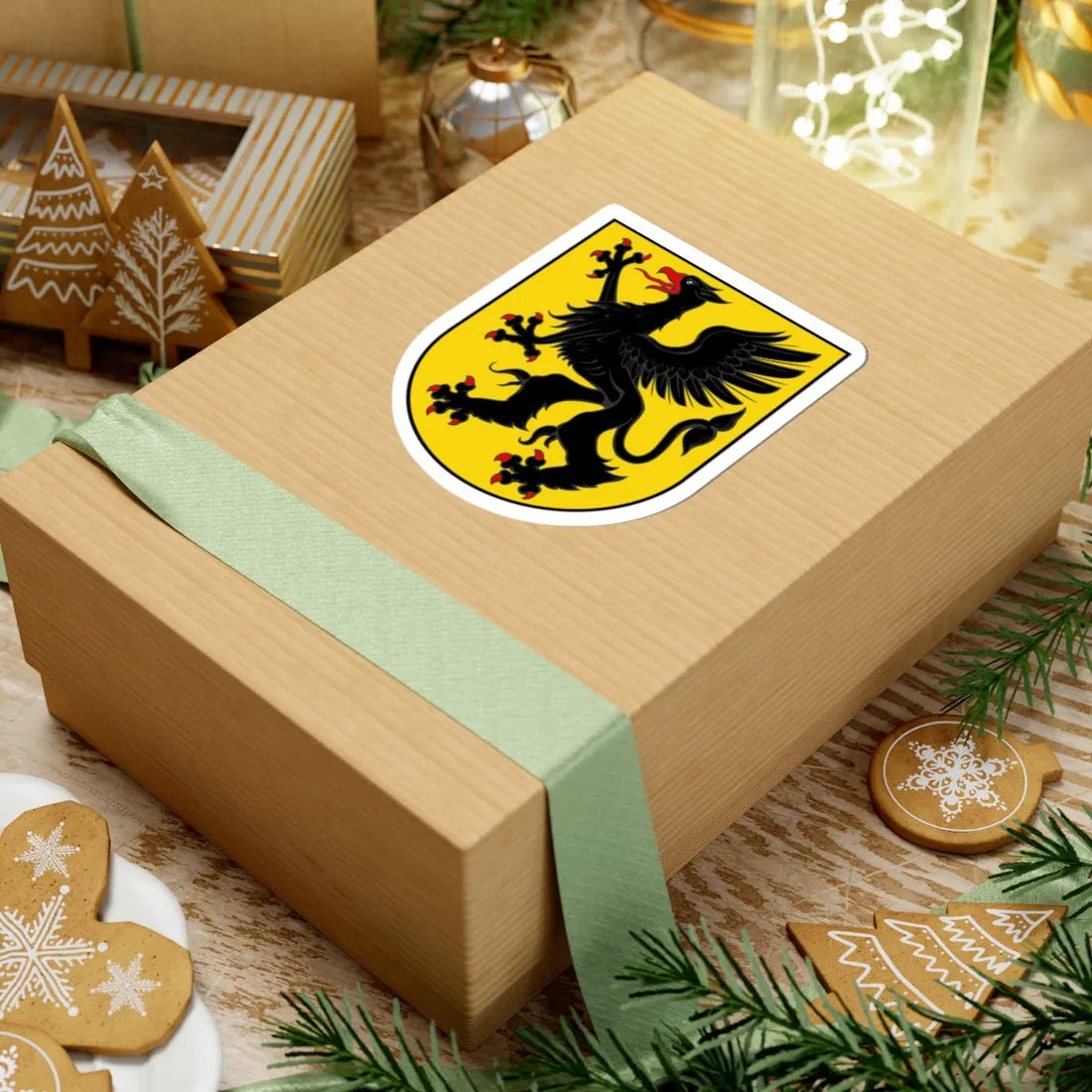 Södermanland coat of arms (Sweden) (Coat of Arms) STICKER Vinyl Kiss-Cut Decal - The Sticker Space