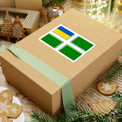 Sea Guard Ensign of Ukraine dress (Ukraine) STICKER Vinyl Kiss-Cut Decal - The Sticker Space