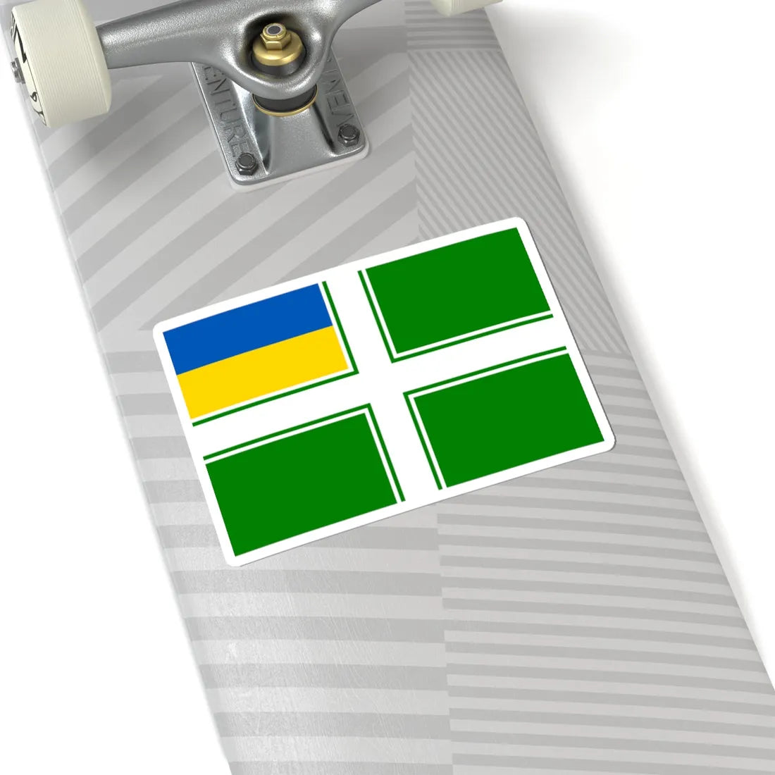 Sea Guard Ensign of Ukraine dress (Ukraine) STICKER Vinyl Kiss-Cut Decal - The Sticker Space