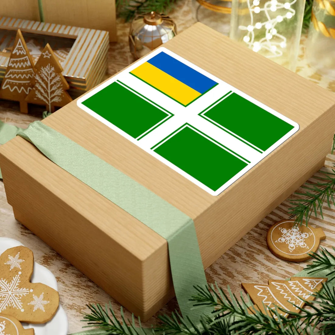 Sea Guard Ensign of Ukraine (Ukraine) STICKER Vinyl Kiss-Cut Decal - The Sticker Space