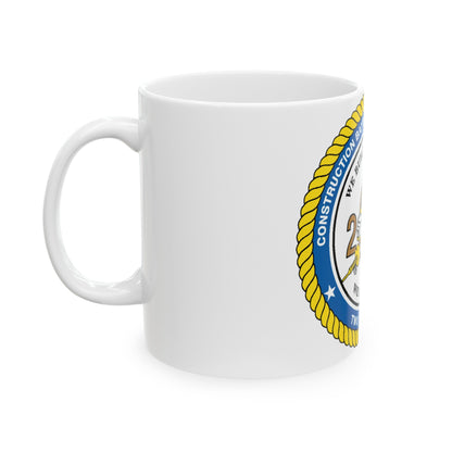 Seabee Unit 202 CBMU 202 (U.S. Navy) White Coffee Mug-The Sticker Space