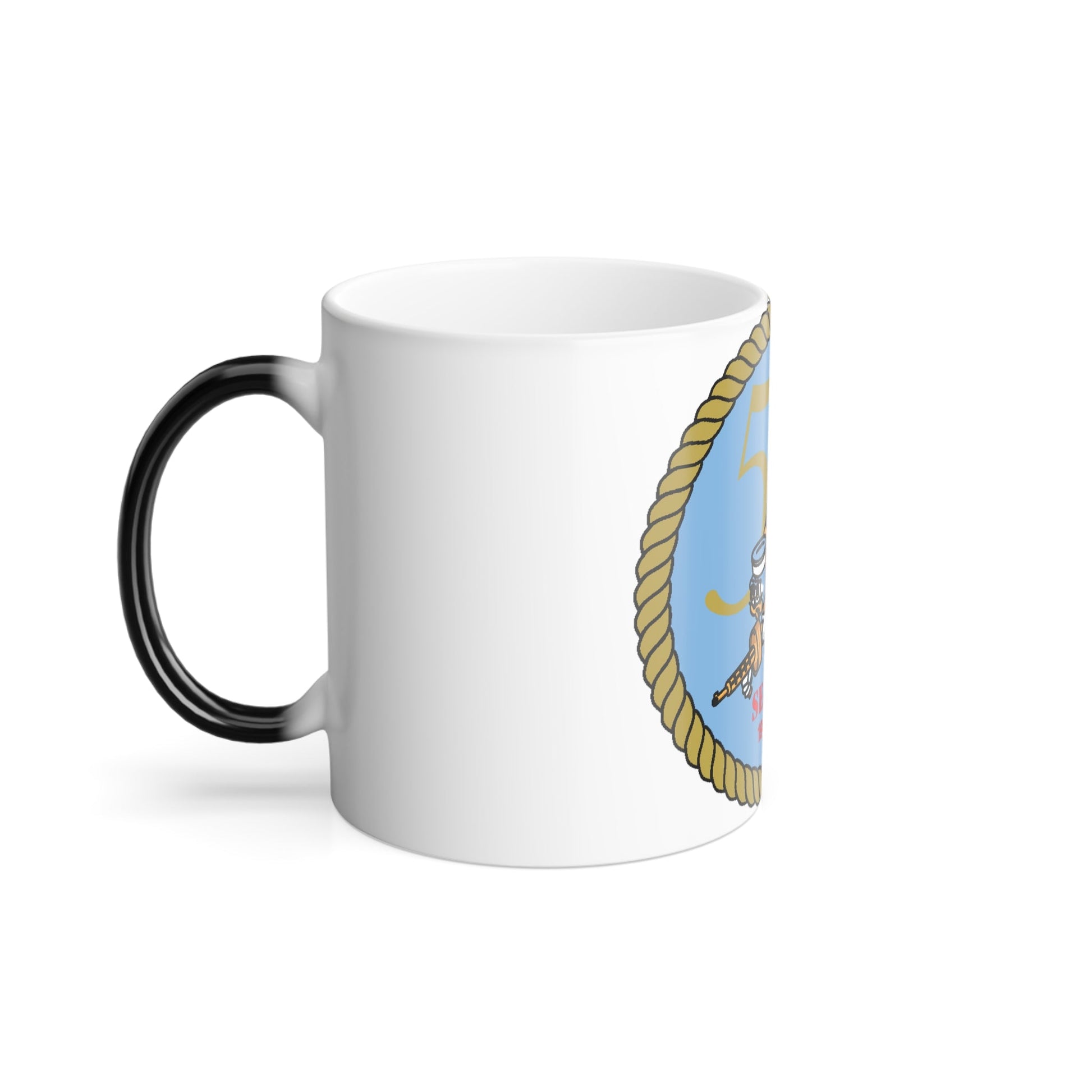 Seabees 50th (U.S. Navy) Color Changing Mug 11oz-11oz-The Sticker Space