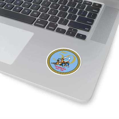 Seabees 50th (U.S. Navy) STICKER Vinyl Kiss-Cut Decal - The Sticker Space