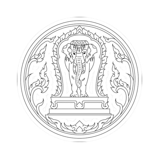 Seal Chiang Mai (Thailand) STICKER Vinyl Kiss-Cut Decal 2 Inch White - The Sticker Space