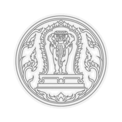 Seal Chiang Mai (Thailand) STICKER Vinyl Kiss-Cut Decal 6 Inch Transparent - The Sticker Space