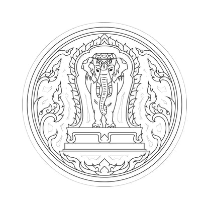 Seal Chiang Mai (Thailand) STICKER Vinyl Kiss-Cut Decal 6 Inch White - The Sticker Space
