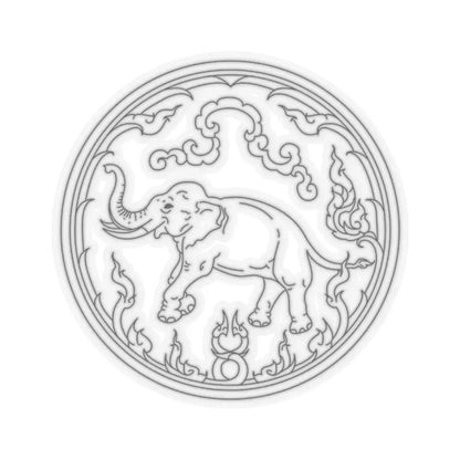 Seal Chiang Rai (Thailand) STICKER Vinyl Kiss-Cut Decal 2 Inch Transparent - The Sticker Space