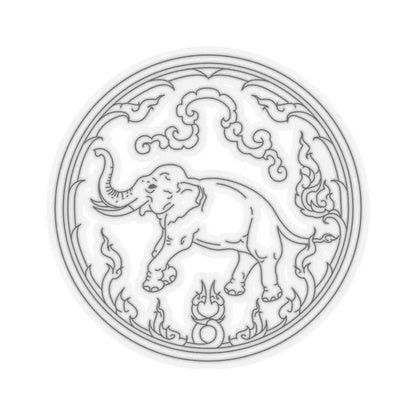 Seal Chiang Rai (Thailand) STICKER Vinyl Kiss-Cut Decal 6 Inch Transparent - The Sticker Space