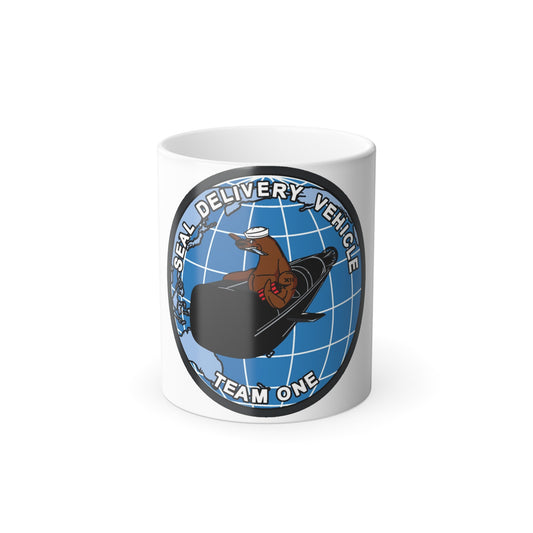 Seal Delivery Vehicle TEAM ONE (U.S. Navy) Color Changing Mug 11oz-11oz-The Sticker Space
