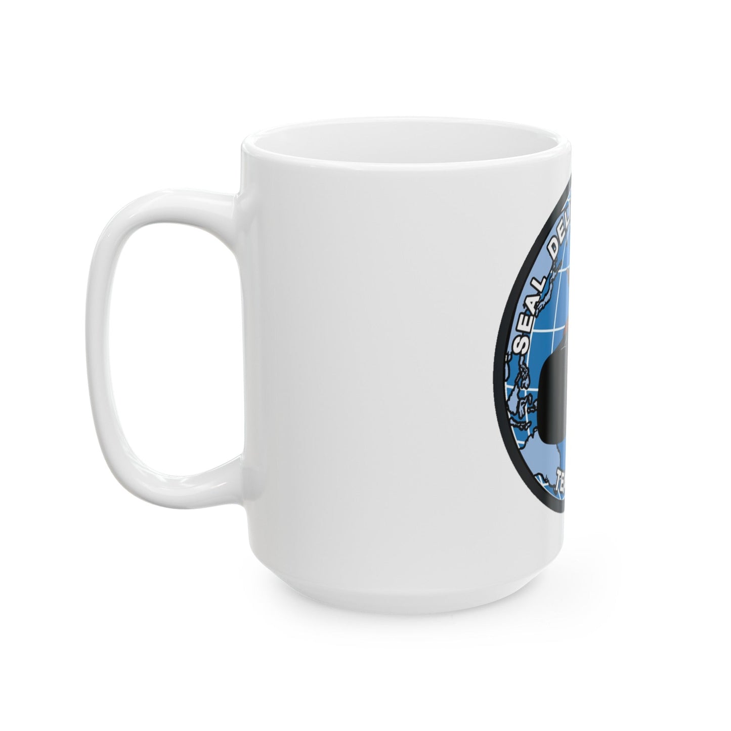 Seal Delivery Vehicle TEAM ONE (U.S. Navy) White Coffee Mug-The Sticker Space