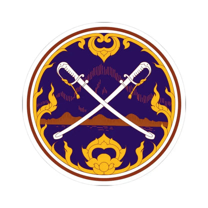 Seal Krabi - colored (Thailand) STICKER Vinyl Kiss-Cut Decal 3 Inch White - The Sticker Space