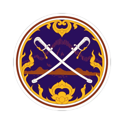 Seal Krabi - colored (Thailand) STICKER Vinyl Kiss-Cut Decal 4 Inch White - The Sticker Space