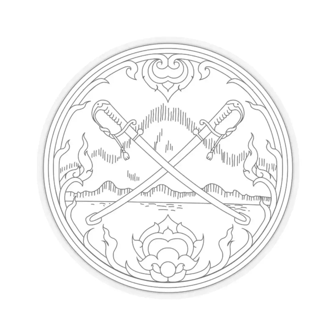 Seal Krabi (Thailand) STICKER Vinyl Kiss-Cut Decal 2 Inch Transparent - The Sticker Space