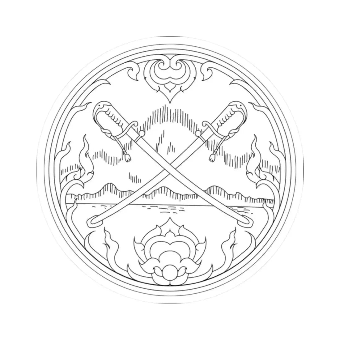 Seal Krabi (Thailand) STICKER Vinyl Kiss-Cut Decal 2 Inch White - The Sticker Space