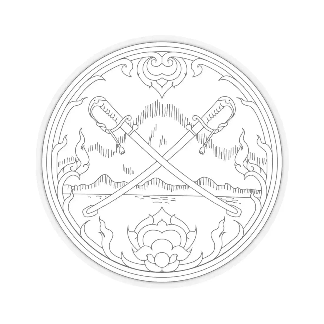 Seal Krabi (Thailand) STICKER Vinyl Kiss-Cut Decal 3 Inch Transparent - The Sticker Space