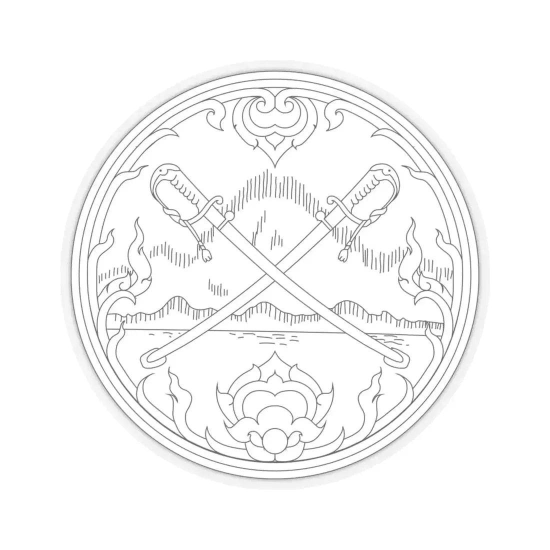 Seal Krabi (Thailand) STICKER Vinyl Kiss-Cut Decal 6 Inch Transparent - The Sticker Space