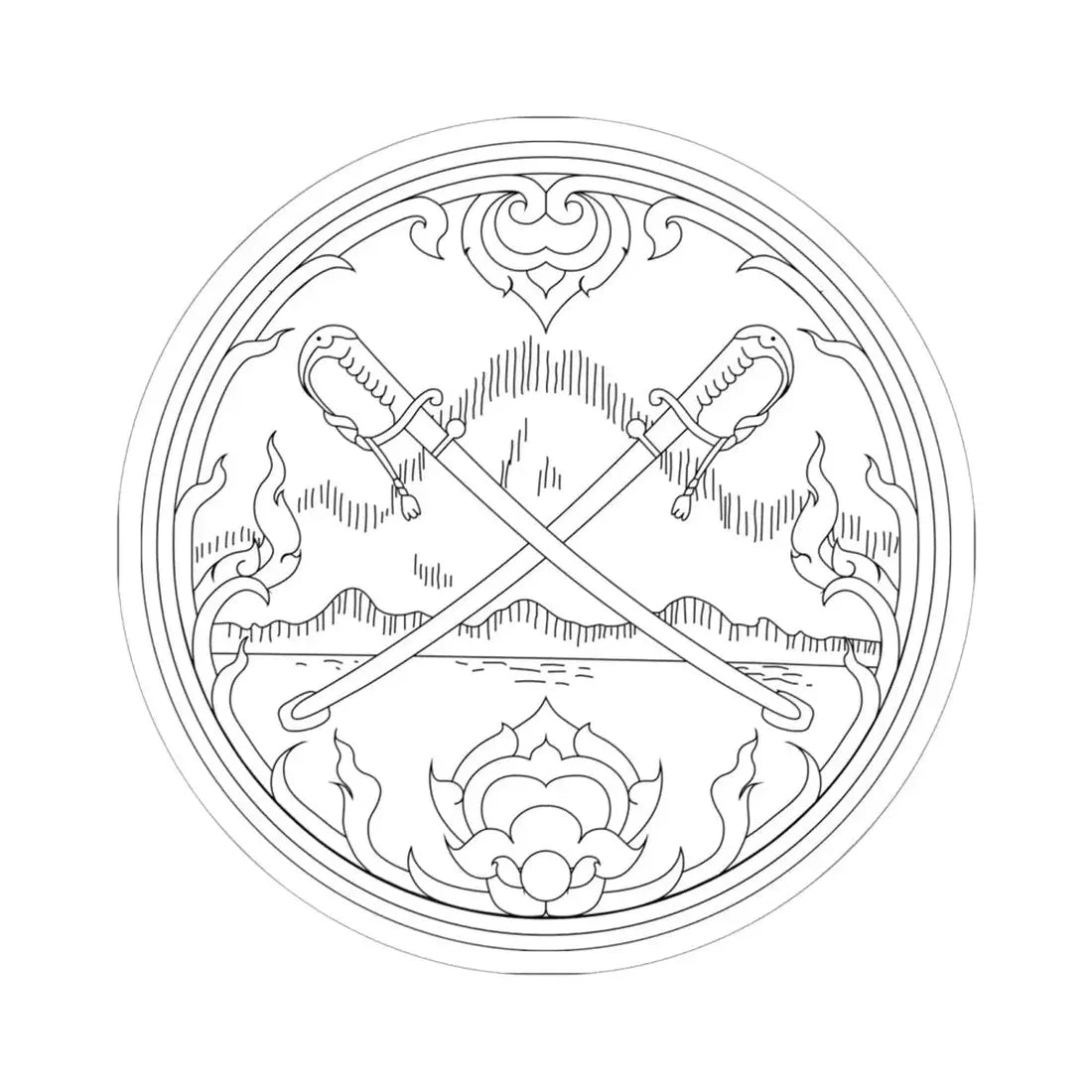 Seal Krabi (Thailand) STICKER Vinyl Kiss-Cut Decal 6 Inch White - The Sticker Space