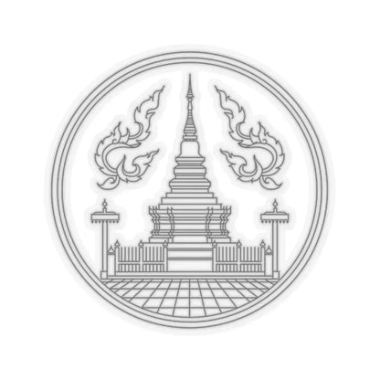 Seal Lamphun (Thailand) STICKER Vinyl Kiss-Cut Decal 2 Inch Transparent - The Sticker Space