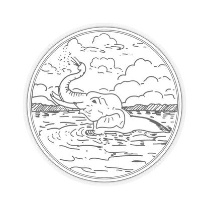 Seal Mae Hong Son (Thailand) STICKER Vinyl Kiss-Cut Decal 2 Inch Transparent - The Sticker Space