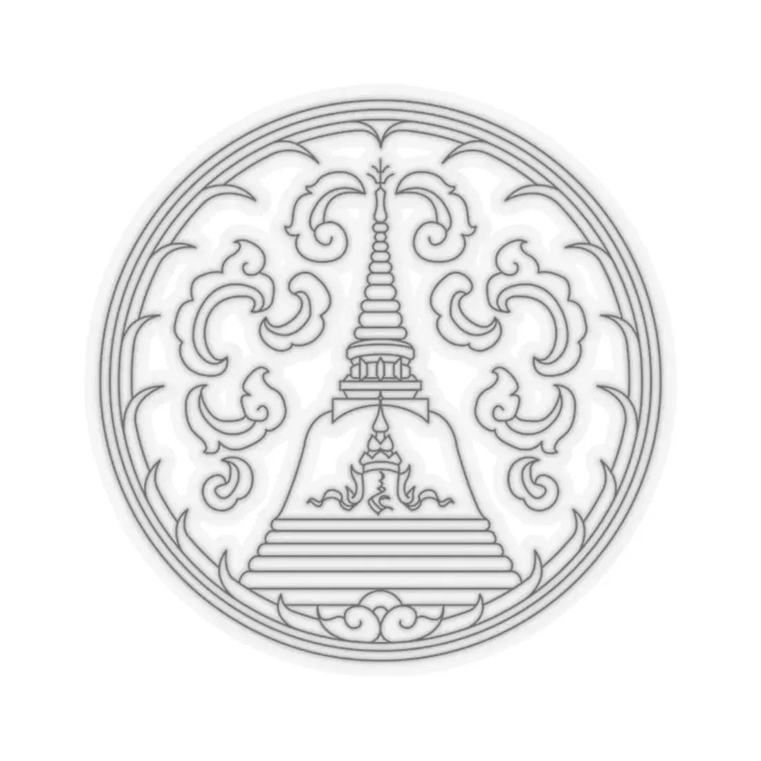 Seal Nakhon Pathom (Thailand) STICKER Vinyl Kiss-Cut Decal 2 Inch Transparent - The Sticker Space