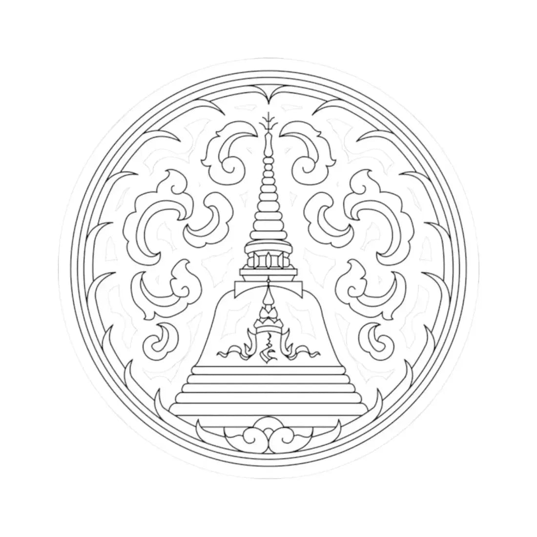 Seal Nakhon Pathom (Thailand) STICKER Vinyl Kiss-Cut Decal 2 Inch White - The Sticker Space