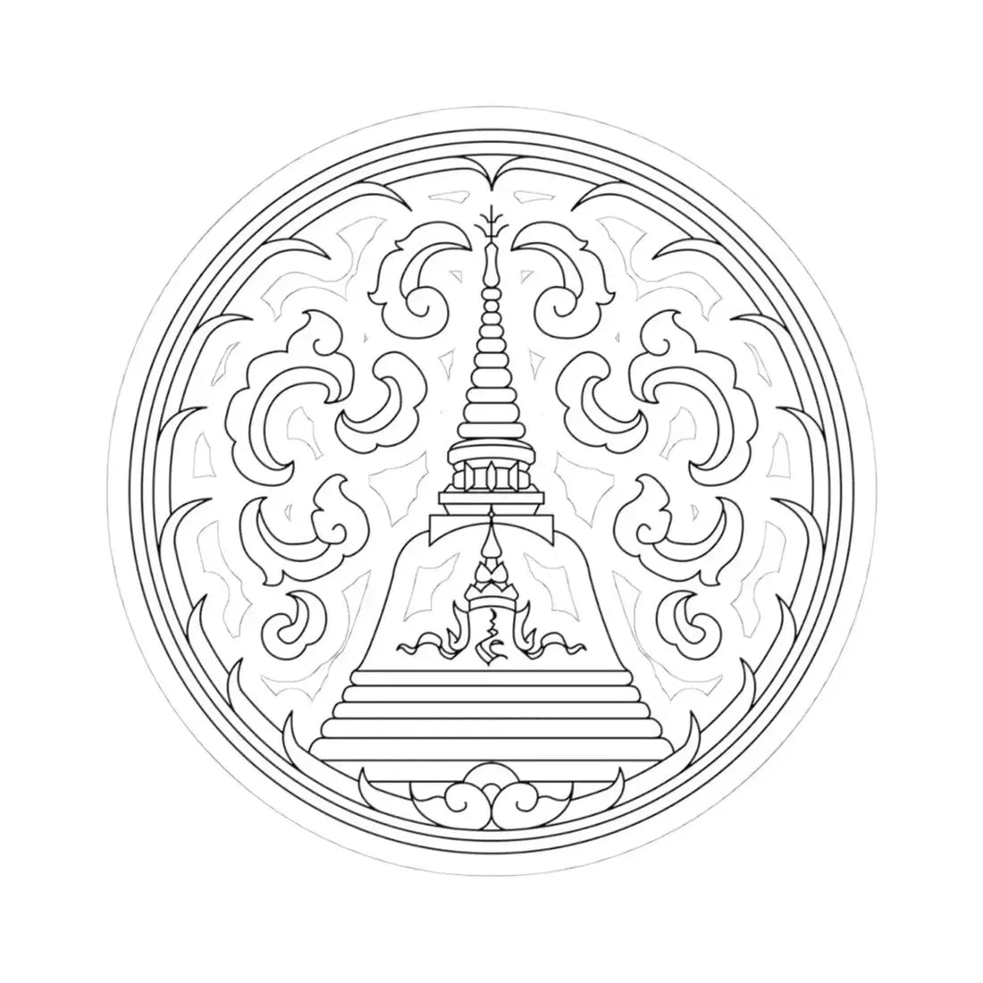 Seal Nakhon Pathom (Thailand) STICKER Vinyl Kiss-Cut Decal 4 Inch White - The Sticker Space