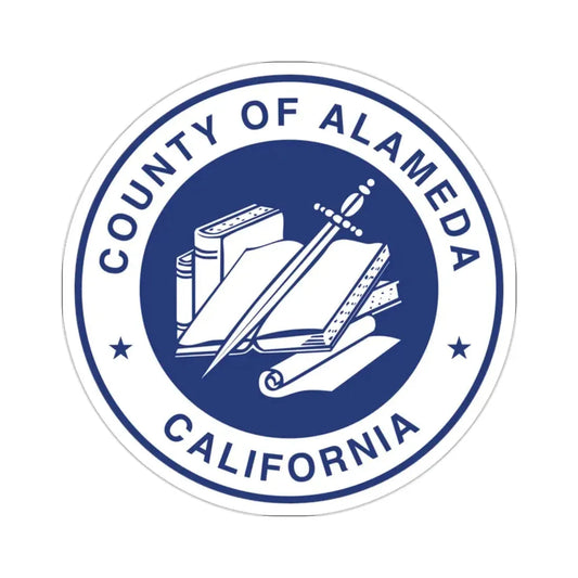 Seal of Alameda County, California USA STICKER Vinyl Die-Cut Decal 2 Inch - The Sticker Space