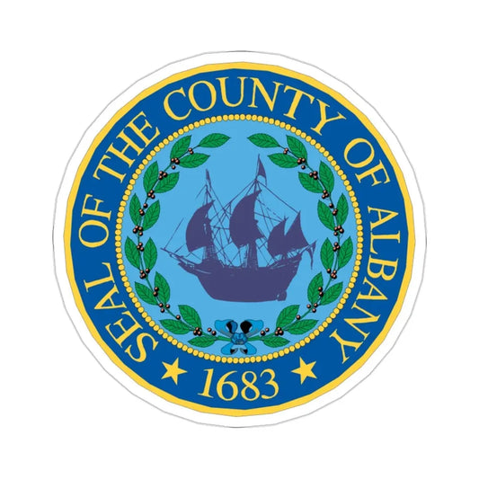 Seal of Albany County, New York USA STICKER Vinyl Die-Cut Decal 2 Inch - The Sticker Space