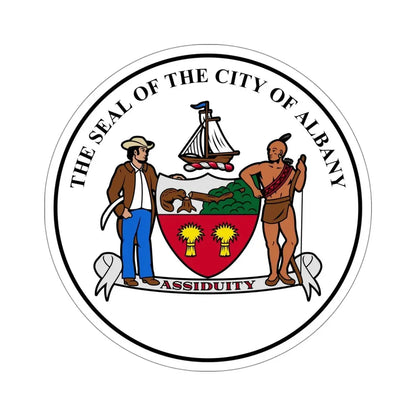 Seal of Albany, New York USA STICKER Vinyl Die-Cut Decal 5 Inch - The Sticker Space