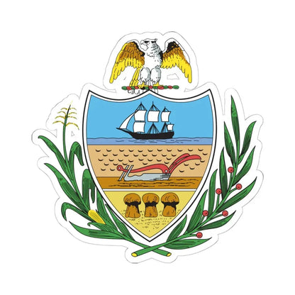Seal of Allegheny County Pennsylvania (United States) STICKER Vinyl Kiss-Cut Decal 6 Inch White - The Sticker Space