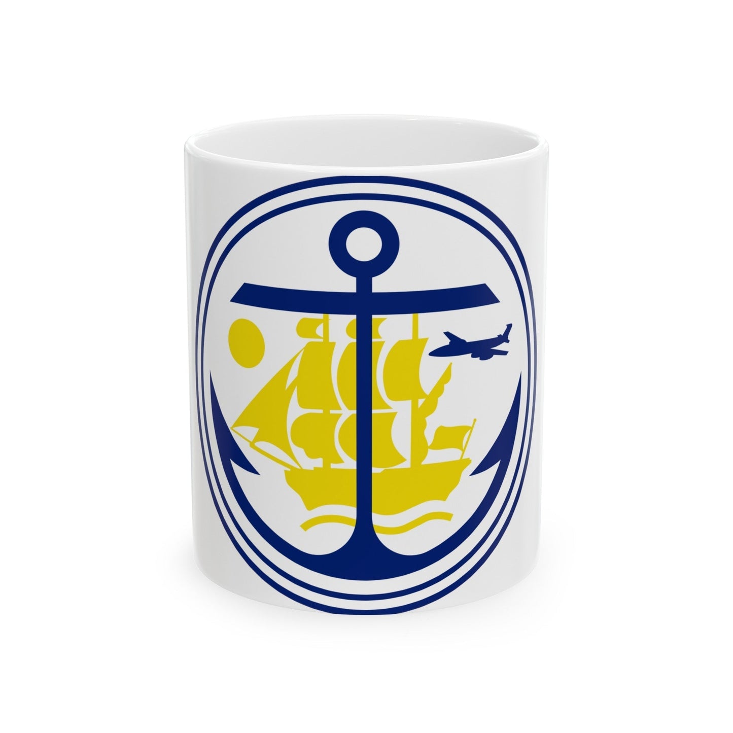 Seal of Anchorage Alaska - White Coffee Mug-11oz-The Sticker Space