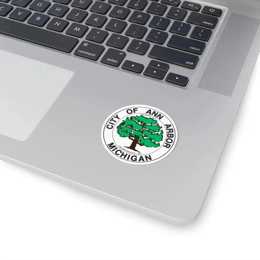 Seal of Ann Arbor Michigan - STICKER Vinyl Kiss-Cut Decal - The Sticker Space