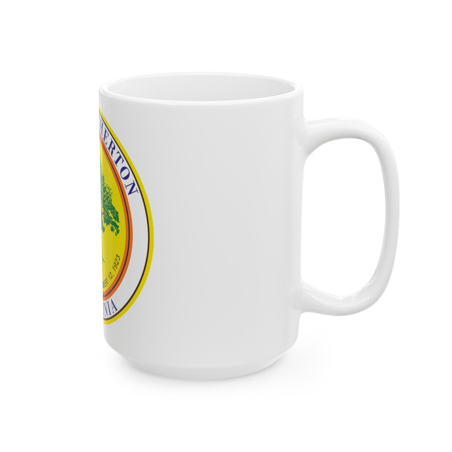 Seal of Atherton California - White Coffee Mug-The Sticker Space