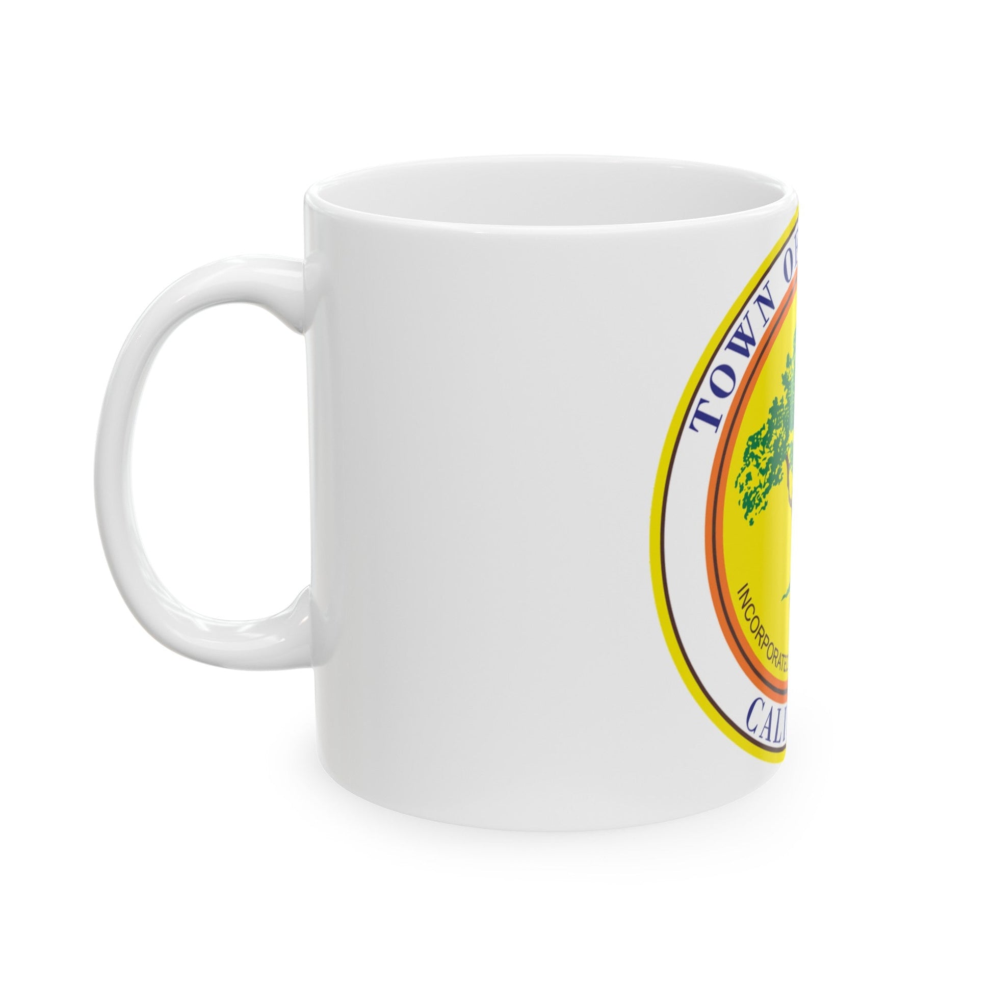 Seal of Atherton California - White Coffee Mug-The Sticker Space