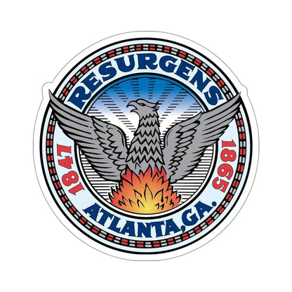 Seal of Atlanta Gerogia USA STICKER Vinyl Die-Cut Decal 5 Inch - The Sticker Space