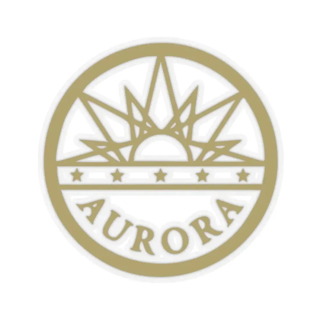 Seal of Aurora Colorado - STICKER Vinyl Kiss-Cut Decal 2 Inch Transparent - The Sticker Space