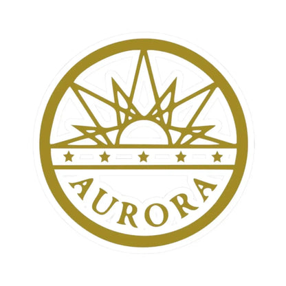 Seal of Aurora Colorado - STICKER Vinyl Kiss-Cut Decal 2 Inch White - The Sticker Space