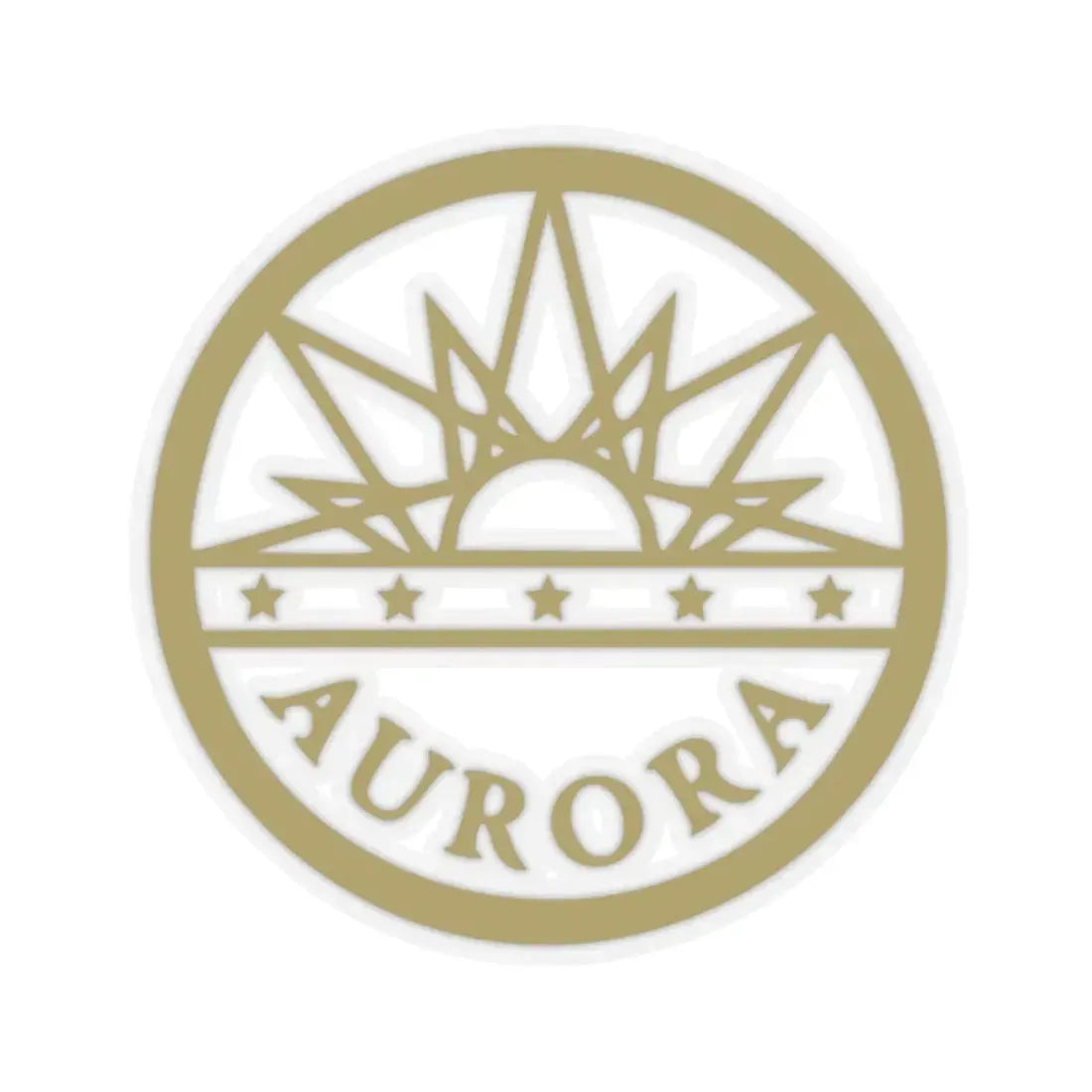 Seal of Aurora Colorado - STICKER Vinyl Kiss-Cut Decal 3 Inch Transparent - The Sticker Space