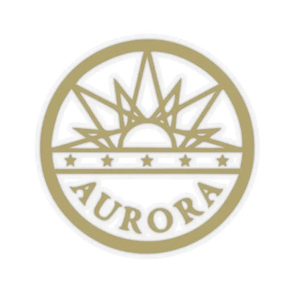 Seal of Aurora Colorado - STICKER Vinyl Kiss-Cut Decal 3 Inch Transparent - The Sticker Space