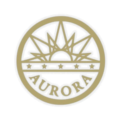 Seal of Aurora Colorado - STICKER Vinyl Kiss-Cut Decal 4 Inch Transparent - The Sticker Space