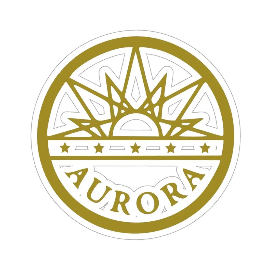 Seal of Aurora Colorado USA STICKER Vinyl Die-Cut Decal 3 Inch - The Sticker Space