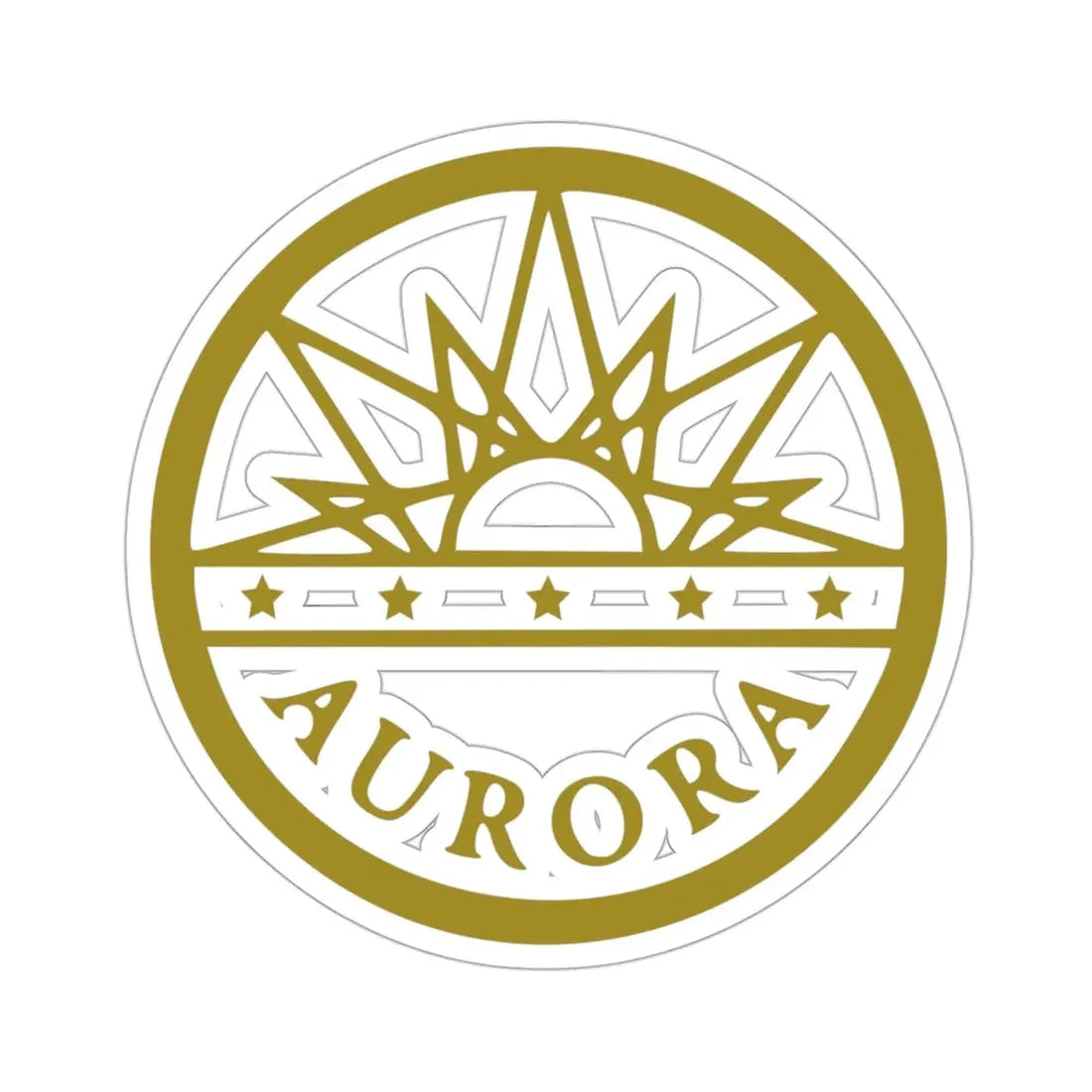 Seal of Aurora Colorado USA STICKER Vinyl Die-Cut Decal 3 Inch - The Sticker Space