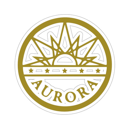 Seal of Aurora Colorado USA STICKER Vinyl Die-Cut Decal-4 Inch-The Sticker Space