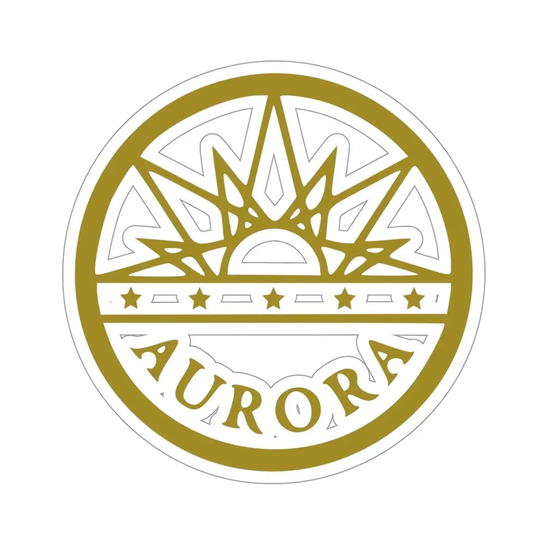 Seal of Aurora Colorado USA STICKER Vinyl Die-Cut Decal 4 Inch - The Sticker Space