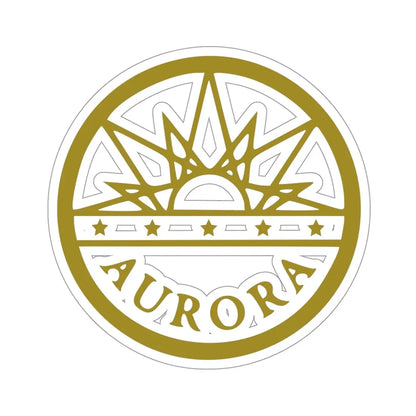 Seal of Aurora Colorado USA STICKER Vinyl Die-Cut Decal 4 Inch - The Sticker Space