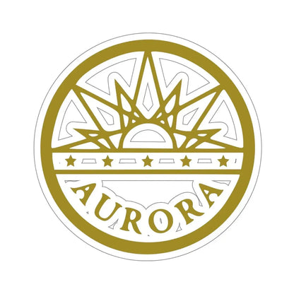 Seal of Aurora Colorado USA STICKER Vinyl Die-Cut Decal 6 Inch - The Sticker Space