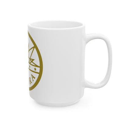 Seal of Aurora Colorado - White Coffee Mug-The Sticker Space