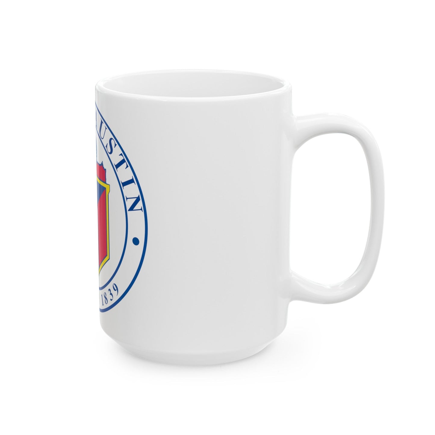 Seal of Austin TX - White Coffee Mug-The Sticker Space