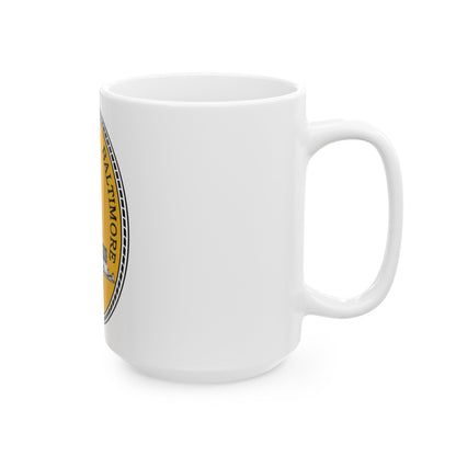 Seal of Baltimore Maryland - White Coffee Mug-The Sticker Space